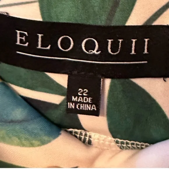 Eloquii Citrus Neoprene Pencil Skirt Size 22 - Picture 4 of 7